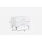 Homeroots 21" White Two Drawers Nightstand 370740 - alternate 7