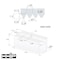 Taiki Taiki 10" 1.5mm X 60 Degree 16mm 3 Piece Steel Soft Jaw Set 3900-4690 - alternate 2