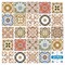 Homeroots 6" x 6" Snickerdoodle Mosaic Pop Peel and Stick Removable Tiles 400466 - alternate 3