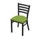 Holland Bar Stool Co 400 Jackie 18" Chair with Black Wrinkle Finish and Canter Kiwi Green Seat 40018BW009 - alternate 1