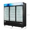 Koolmore 78 1/4" Commercial Glass 3 Door Display Refrigerator Merchandiser - Upright Beverage Cooler MDR-3GD - alternate 7