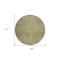 Homeroots 8' Green Beige And Brown Round Abstract Washable Indoor Outdoor Area Rug 597012 - alternate 6