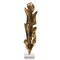 Homeroots 26" Antiqued Gold And White Aluminum And Marble Leaf Tabletop Sculpture 628140 - alternate 1