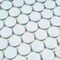 Apollo Tile Cirkel 11.46 in. x 12.4 in. Matte Blue Porcelain Mosaic Wall and Floor Tile 9.87 sqft/case, 10PK ORB88016LBLM - alternate 7