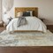 Homeroots 10' X 14' Midnight Ivory And Beige Abstract Washable Indoor Outdoor Area Rug 643618 - alternate 3