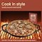 Bakkenmaster Bakken 14 in Cast Iron Pizza Pan, Pre-Seasoned, Oven, Grill & Stovetop Safe, Dual Handles BAKCASTPIZZA - alternate 9
