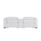 Homeroots 93in White and Brown Leather Power Reclining Loveseat With Storage 720543 - alternate 6