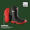 Dunlop RubberBoot, 4D, Mid-Calf, Black;Red, PR LJEHE42.04 - alternate 7