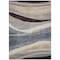 Homeroots 3' X 5' Blue Brown And Beige Abstract Washable Indoor Outdoor Area Rug 603677 - alternate 9