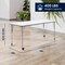 Flash Furniture Commercial Adjustable Height Rectangular Activity Table - Locking Casters-White XU-A3072-REC-WHT-T-A-CAS-GG - alternate 8