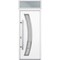 Vdomdoors Steel Door Deux 6500 White Transom Window Stainless Inserts Single Modern Painted-W36xH80+16-Right DEUX6500EXD-WS-W36 x H80+16-Right-hand Inswing - alternate 5