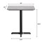 Flash Furniture 30" x 24" Tabletop, Seamless Surface Technology, Gray Faux Concrete, 22x22 Black Table Height X-Base ST-REC2430-CMGY-T2222-GG - alternate 6