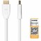 Monoprice High Speed HDMI Cable, Hdr, 3 ft., White 16117 - alternate 1