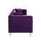 Homeroots 88" Purple Velvet Wood Sofa With Toss Pillows 543980 - alternate 7