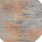 Homeroots 8' Salmon Gray And Charcoal Round Abstract Washable Indoor Outdoor Area Rug 587178 - alternate 6