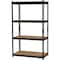 Iron Horse 2300 Riveted Steel Shelving 4-Shelf Unit, 18D x 36W x 60H, Black 20991 - alternate 1