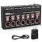 Pyle 6-Channel Bluetooth Mini Line Mixer with USB Audio Interface - 6 Mono/Stereo Switching Inputs PMAX6 - alternate 1