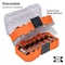 Klein Tools 1/4 in, 3/8 in, 1/2 in Drive Bit Socket Set, Metric, 13 pcs 65213HEXM - alternate 9