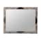 Homeroots 28" Gray Framed Accent Mirror 485022 - alternate 1
