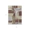 Homeroots 5' X 8' Brown And Ivory Geometric Washable Indoor Outdoor Area Rug 612564 - alternate 7