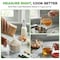 Nutrichef 4 Cups Glass Measuring Cup with Lid (34 oz) NCGLMESLID100 - alternate 4