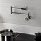 Kingston Brass Wall Mount Pot Filler Faucet, Polished Chrome KS4101RX - alternate 6