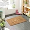 Gardenised Heavy Duty Coco Coir Doormat with Non Slip PVC Baking Embossed Design, Sweet Home QI004880 - alternate 3