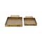 Homeroots Set of Two Gold Cast Iron Handmade Vanity Trays With Handles 625656 - alternate 9