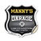 Signmission Manny's Garage I Can Fix Everything But Stupid, 6 inch X 6 inch, Vinyl Decal, 2PK SHI-D-2PACK-6-490-MANNY - alternate 1
