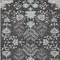 Homeroots 8' X 10' Charcoal Gray And Beige Floral Washable Indoor Outdoor Area Rug 605464 - alternate 8