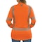 Ergodyne M Orange Class 3 Hi-Vis Long Sleeve Shirt Womens 8387 - alternate 7