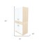 Homeroots 32" White Computer Desk With Two Cabinets 249843 - alternate 5