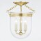 Hudson Valley Lighting Mark D. Sikes X Rousham 3 Light Semi Flush 12.75 In. Aged Brass MDS1600-AGB - alternate 3
