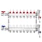Vevor 8-Branch Radiant Heat Manifold 1/2 in PEX Tubing Floor Heating Manifold Set 7012-25-08-00-NPT - alternate 1