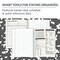C-Line Products 7-1/2” x 9-3/4" Black Marble College Ruled Composition Notebook, 1/EA, 12EA/CT 22022-CT - alternate 4