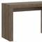 Homeroots 58" Walnut Wood Writing Desk With Two Drawers 723767 - alternate 5