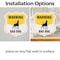 Signmission Beware Of Dog Shield Sign Warning Bad Do, 4 inch X 4 inch, Vinyl Decal, 2PK SHI-D-2PACK-4-361 - alternate 3