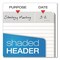 Oxford Idea Collective Professional Notebook, 1 Subject, Medium/College Rule, Gray Cover, 8x4.87, 80 Sheets 57010IC - alternate 6