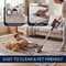 Jonathan Y Catmosphere Festive Feline Floral Border Non-Slip Machine-Washable Tan 2 ft. x 8 ft. Runner Rug ANM100A-28 - alternate 3