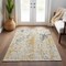 Homeroots 8' X 10' Gold And Ivory Abstract Washable Indoor Outdoor Area Rug 612614 - alternate 5