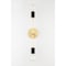 Mitzi Astrid 2 Light Wall Sconce 4.75 In. Aged Brass/Black H178102-AGB/BK - alternate 4