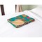 Homeroots 50" X 70" Teal And Pink Floral Cotton Quilted Kantha Throw Blanket with Embroidery 544531 - alternate 5