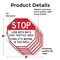 Signmission Stop Look Both Ways High Traffic Ar, 6 inch X 6 inch, Vinyl Decal, 5PK OC-D-5PACK-6-260 - alternate 4