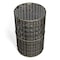 Happimess Cecil Modern 4.13-Gallon Faux Wicker Cylinder Waste Basket, Dark Bronze/Gold HPM1100C - alternate 5
