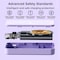 Alpha Digital Magnet Power Bank- 10,000mAh, Wireless Charge, Phone Stand -Purple ZL014-PPL - alternate 5