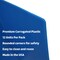 Flipside Blue  Premium Corrugated Plastic Study Carrel Pack of 12 19372-12 - alternate 5