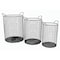 Homeroots Set of Three Black Metal Basket, 3PK 399672 - alternate 7
