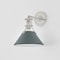 Hudson Valley Lighting Painted No. 2 Wall Sconce in Polished Nickel/Soft Green by Mark D. Sikes MDS350-PN/SSG - alternate 3