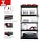 Shuntong Atlas 5-Tier 30 in.W x 12 in.D x 60 in.H Heavy Duty Storage Shelving Load 2000 Lbs, Laminated Board, Dark Grey ATB-D30-12-60-5B - alternate 7