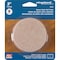 Shepherd Hardware Furniture Pad, Felt Cloth, Beige, 3 in Dia, Round 9928 - alternate 2